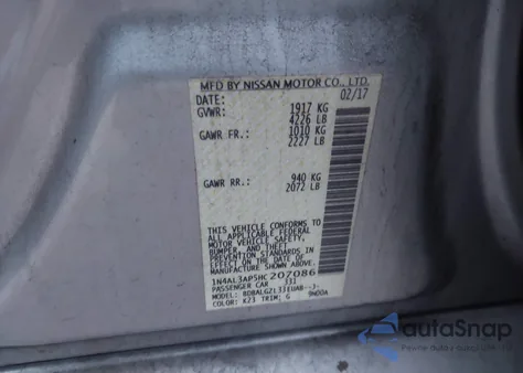 2017 Nissan Altima 2.5 S from USA, damaged, VIN 1N4AL3AP5HC207086